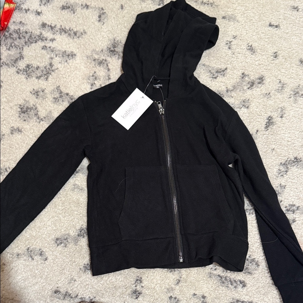 Katie J NYC Black Kids Hoodie